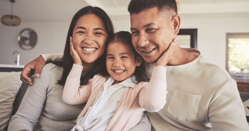 Mom with daughter and husband considering surrogacy