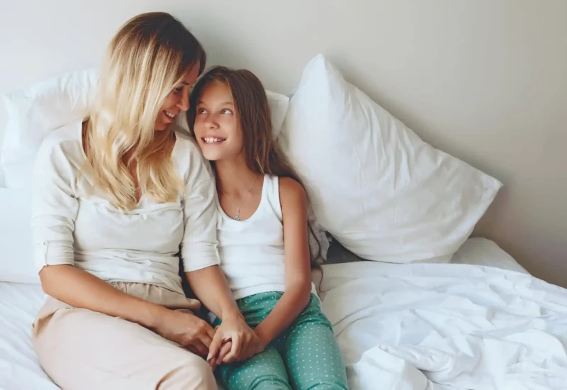 Mom Daughter at Chesapeake Surrogacy Center